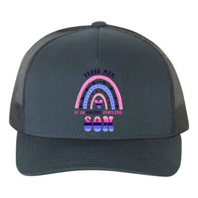 Proud Mom Omnisexual Son Gift Yupoong Adult 5-Panel Trucker Hat