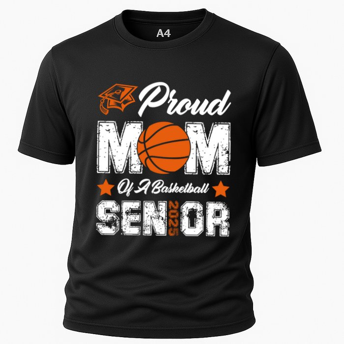 Proud Mom Of A Basketball Senior Class Of 2025 Graduation Cool Gift Cooling Performance Crew T-Shirt
