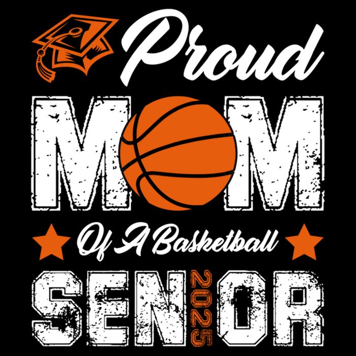 Proud Mom Of A Basketball Senior Class Of 2025 Graduation Cool Gift Cooling Performance Crew T-Shirt