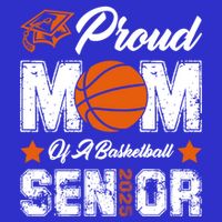 Proud Mom Of A Basketball Senior Class Of 2025 Graduation Cool Gift Hoodie