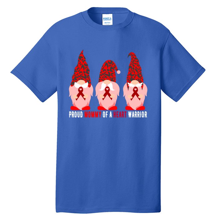 Proud Mommy Of A Heart Warrior Chd Awareness Gift Tall T-Shirt