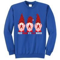 Proud Mommy Of A Heart Warrior Chd Awareness Gift Tall Sweatshirt