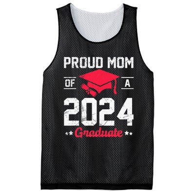 Proud Mom Of A Class Of 2024 Graduate Senior Mesh Reversible Basketball Jersey Tank