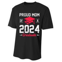 Proud Mom Of A Class Of 2024 Graduate Senior Performance Sprint T-Shirt