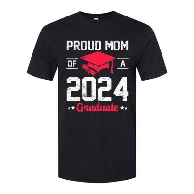 Proud Mom Of A Class Of 2024 Graduate Senior Softstyle CVC T-Shirt