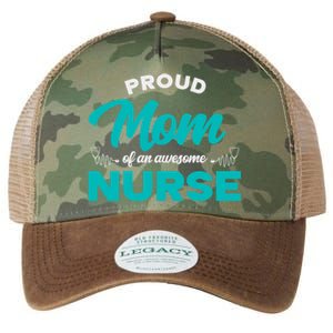 Proud Mom Of An Awesome Nurse Mom Of A Nurse Cute Gift Legacy Tie Dye Trucker Hat