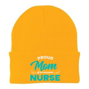 Proud Mom Of An Awesome Nurse Mom Of A Nurse Cute Gift Knit Cap Winter Beanie