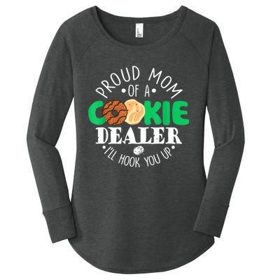 Proud Mom Of A Cookie Dealer Girl Troop Leader Matching Women's Perfect Tri Tunic Long Sleeve Shirt