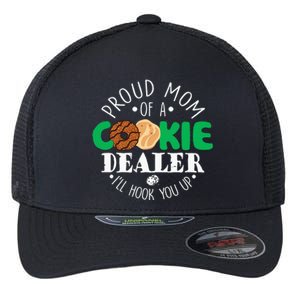 Proud Mom Of A Cookie Dealer Girl Troop Leader Matching Flexfit Unipanel Trucker Cap