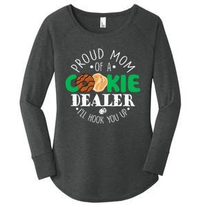 Proud Mom Of A Cookie Dealer Girl Troop Leader Matching Women's Perfect Tri Tunic Long Sleeve Shirt