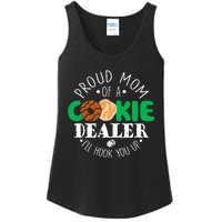 Proud Mom Of A Cookie Dealer Girl Troop Leader Matching Ladies Essential Tank