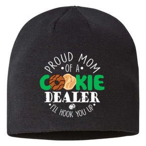 Proud Mom Of A Cookie Dealer Girl Troop Leader Matching Sustainable Beanie