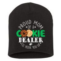 Proud Mom Of A Cookie Dealer Girl Troop Leader Matching Short Acrylic Beanie