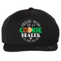 Proud Mom Of A Cookie Dealer Girl Troop Leader Matching Wool Snapback Cap