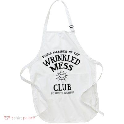 Proud Member Of The Wrinkled Mess Club Full-Length Apron With Pockets