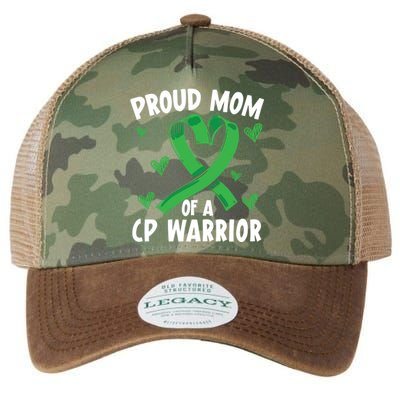 Proud Mom Of A Cp Warrior Cerebral Palsy Mothers Day Cute Gift Legacy Tie Dye Trucker Hat