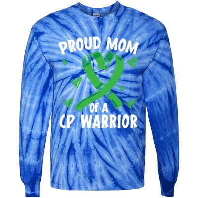 Proud Mom Of A Cp Warrior Cerebral Palsy Mothers Day Cute Gift Tie-Dye Long Sleeve Shirt