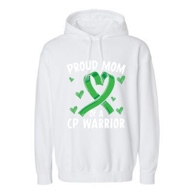 Proud Mom Of A Cp Warrior Cerebral Palsy Mothers Day Cute Gift Garment-Dyed Fleece Hoodie