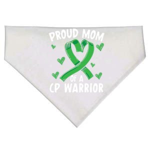 Proud Mom Of A Cp Warrior Cerebral Palsy Mothers Day Cute Gift USA-Made Doggie Bandana