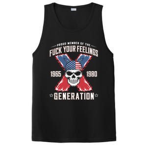 Proud Member Of The Fuck Your Feelings Generation X PosiCharge Competitor Tank