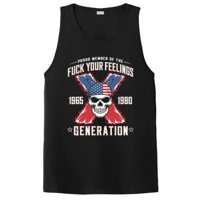 Proud Member Of The Fuck Your Feelings Generation X PosiCharge Competitor Tank