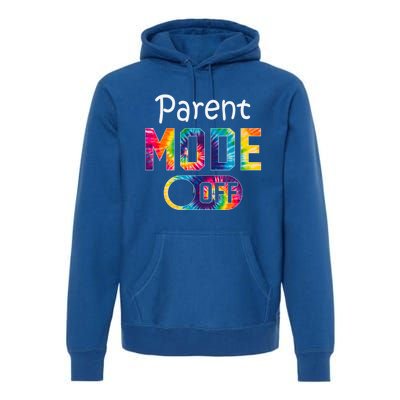 Parent Mode Off Happy Last Day Of School Tie Dye Summer Cute Gift Premium Hoodie