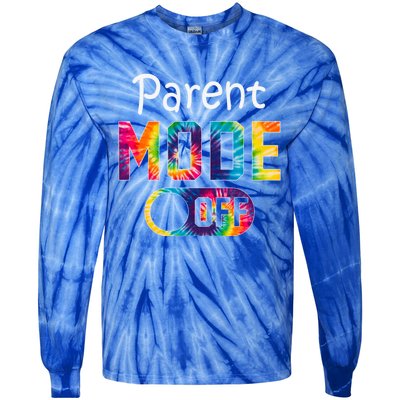 Parent Mode Off Happy Last Day Of School Tie Dye Summer Cute Gift Tie-Dye Long Sleeve Shirt