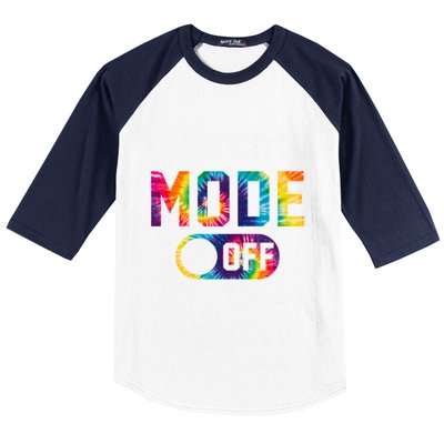 Parent Mode Off Happy Last Day Of School Tie Dye Summer Cute Gift Baseball Sleeve Shirt