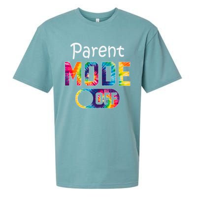 Parent Mode Off Happy Last Day Of School Tie Dye Summer Cute Gift Sueded Cloud Jersey T-Shirt