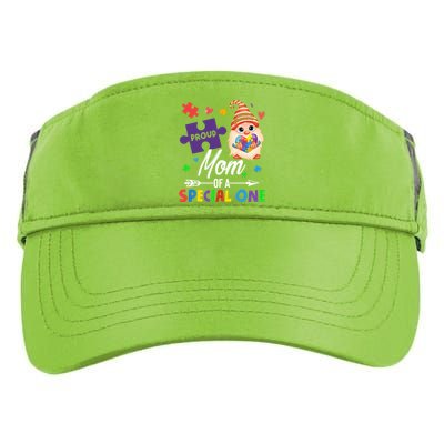 Proud Mom Of A Special One Puzzle Gnome Autism Awareness Meaningful Gift Adult Drive Performance Visor