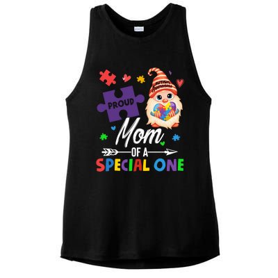 Proud Mom Of A Special One Puzzle Gnome Autism Awareness Meaningful Gift Ladies PosiCharge Tri-Blend Wicking Tank