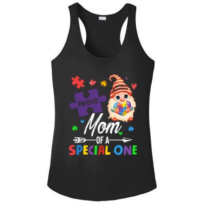 Proud Mom Of A Special One Puzzle Gnome Autism Awareness Meaningful Gift Ladies PosiCharge Competitor Racerback Tank