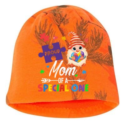 Proud Mom Of A Special One Puzzle Gnome Autism Awareness Meaningful Gift Kati - Camo Knit Beanie