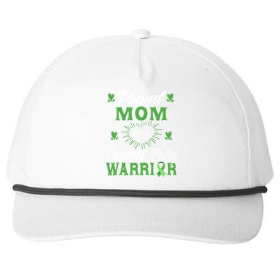 Proud Mom Of Cerebral Palsy Warrior Awareness Gift Snapback Five-Panel Rope Hat