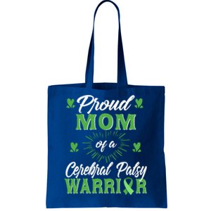 Proud Mom Of Cerebral Palsy Warrior Awareness Gift Tote Bag