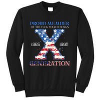 Proud Member Of The Fuck Your Feelings Gen X Usa Sweatshirt