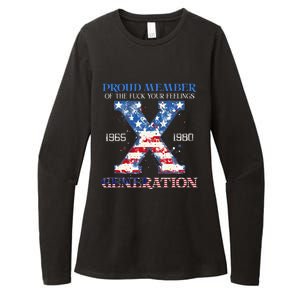 Proud Member Of The Fuck Your Feelings Gen X Usa Womens CVC Long Sleeve Shirt