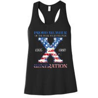 Proud Member Of The Fuck Your Feelings Gen X Usa Women's Racerback Tank