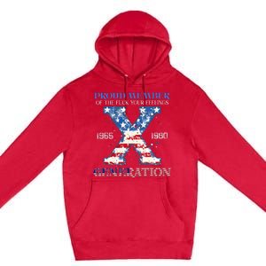 Proud Member Of The Fuck Your Feelings Gen X Usa Premium Pullover Hoodie