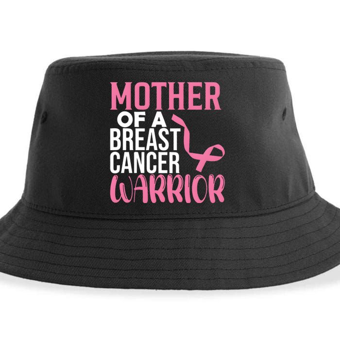 Proud Mother Of A Breast Cancer Warrior Sustainable Bucket Hat