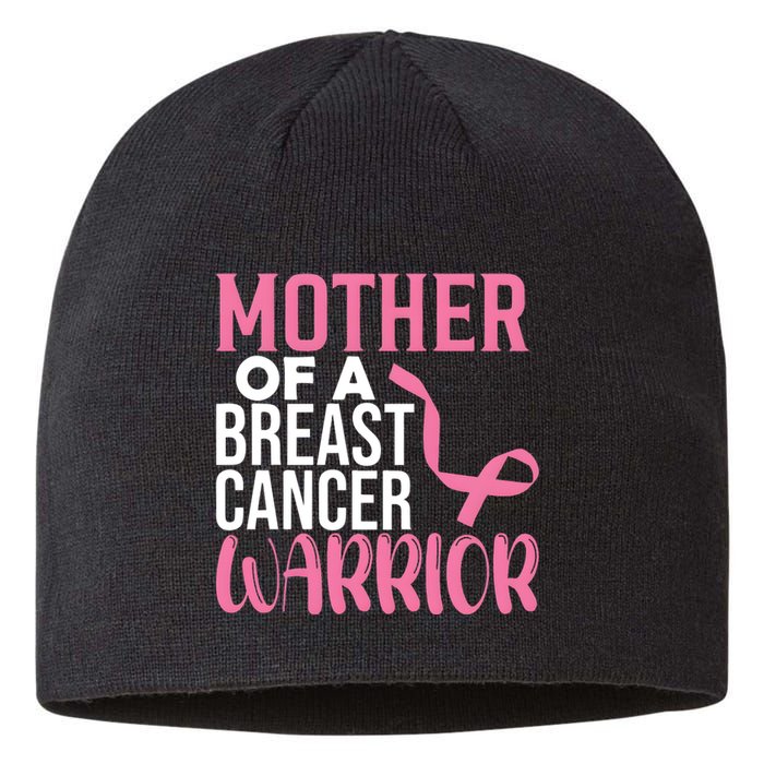 Proud Mother Of A Breast Cancer Warrior Sustainable Beanie