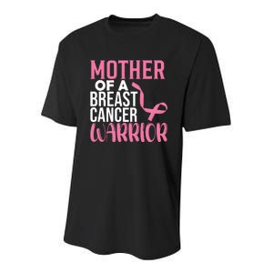 Proud Mother Of A Breast Cancer Warrior Youth Performance Sprint T-Shirt