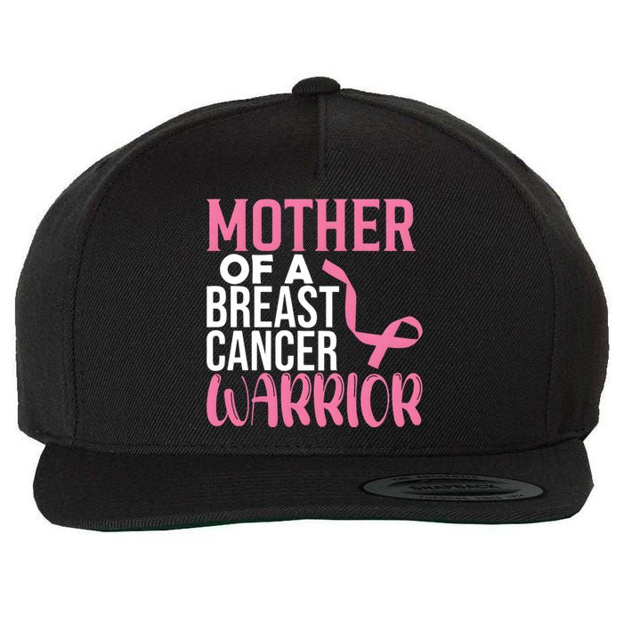 Proud Mother Of A Breast Cancer Warrior Wool Snapback Cap