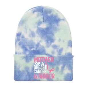 Proud Mother Of A Breast Cancer Warrior Tie Dye 12in Knit Beanie