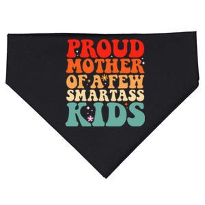 Proud Mother Of A Few Smartass Funny MotherS Day USA-Made Doggie Bandana