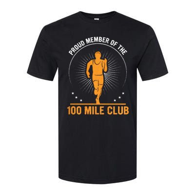 Proud Member Of The 100 Mile Club Ultra Run Trail Running Softstyle CVC T-Shirt