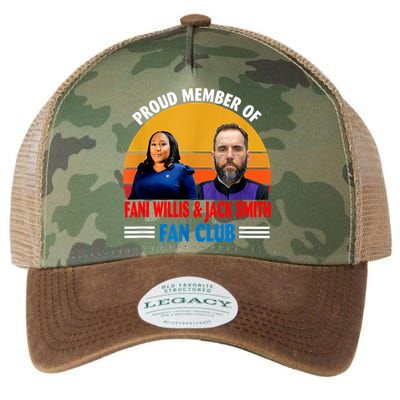 Proud Member Of Fani Willis And Jack Smith Fan Club Legacy Tie Dye Trucker Hat