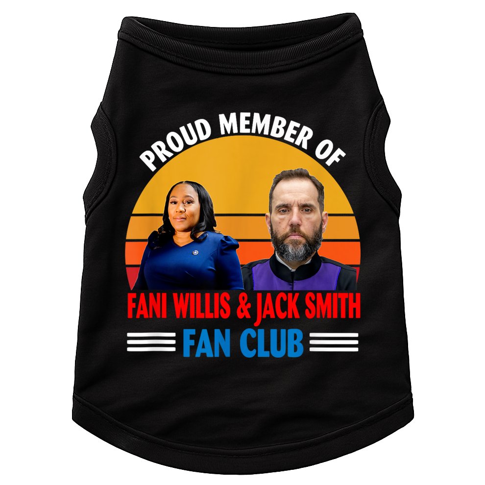 Proud Member Of Fani Willis And Jack Smith Fan Club Doggie Tank