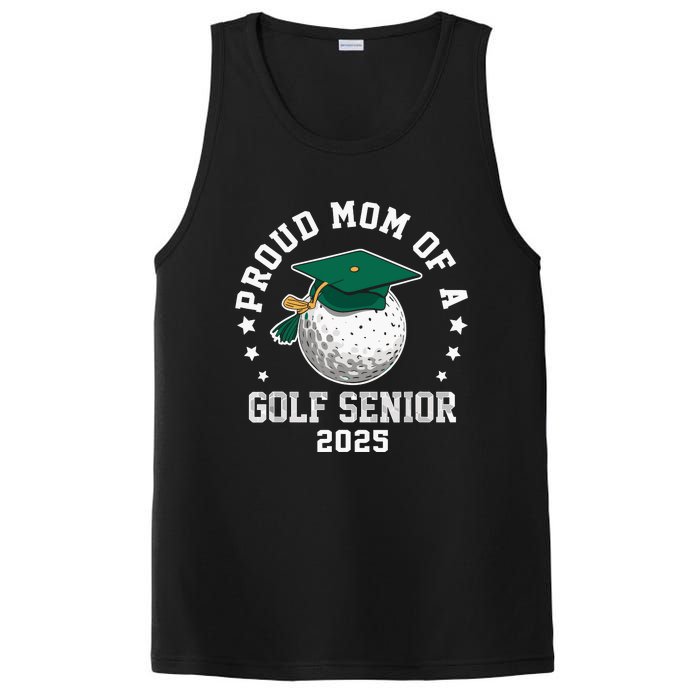 Proud Mom Of A Golf Senior Class Of 2025 Matching Family PosiCharge Competitor Tank