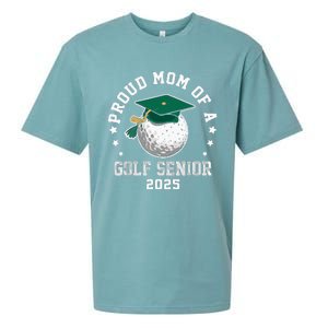 Proud Mom Of A Golf Senior Class Of 2025 Matching Family Sueded Cloud Jersey T-Shirt